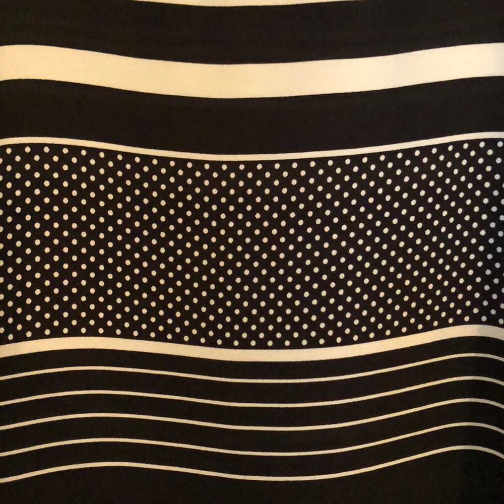 White & Black Ann Taylor Blouse - Picture 3 of 8